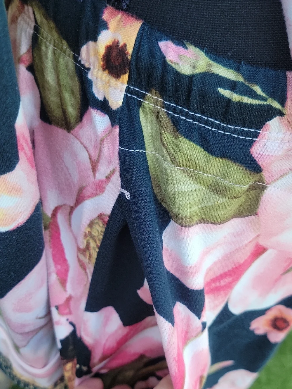 Room Service 2 Piece Floral Straight-Leg Pajama Pants Set With Pockets S
